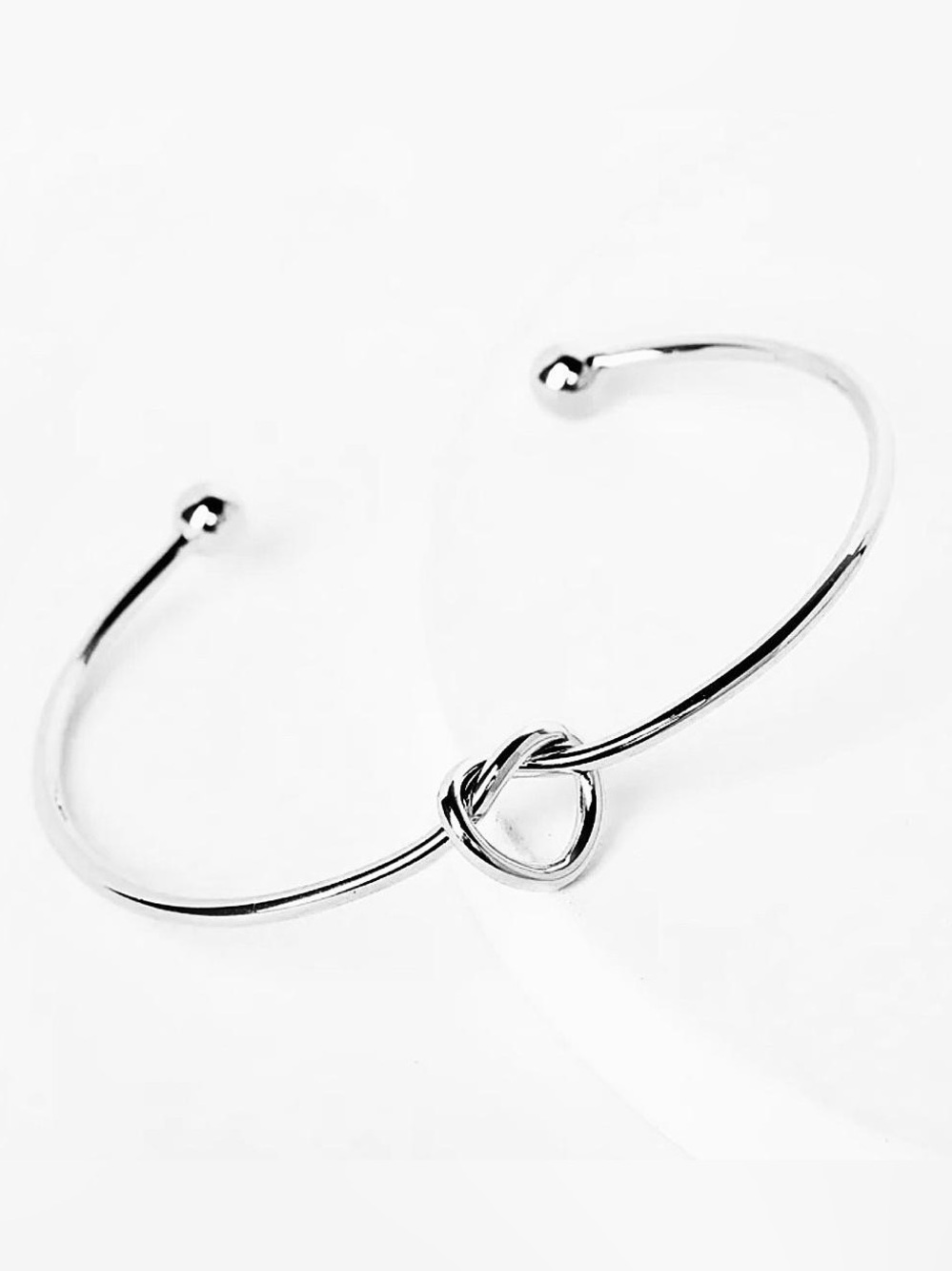 🍒3/$30 New Lulus Silver Open Knot Bracelet